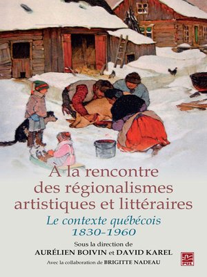 cover image of A la rencontre des régionalismes artistiques et littéraires